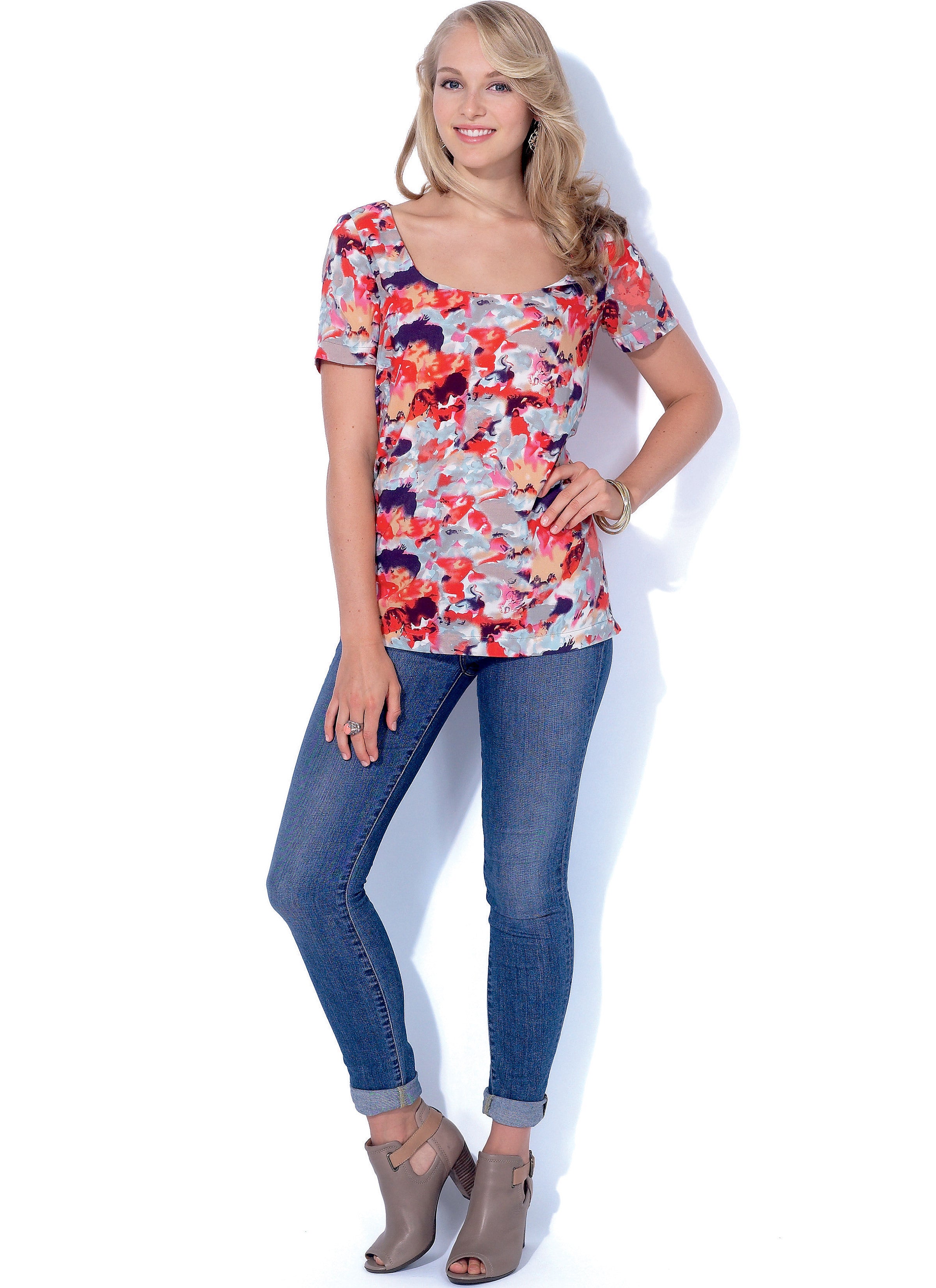 McCall's Misses' Pullover Tops M7322 - Sewing Pattern