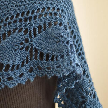 #188 Open Hearts Shawlette