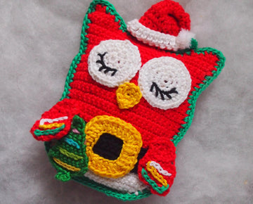 Owl Santa Claus