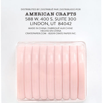 American Crafts Maggie Holmes Day-To-Day Planner Discs 2.75"X4" 9/Pkg - Blush
