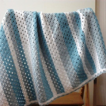 Blue dreams baby blanket