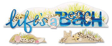 Jolee's Boutique Title Waves Dimensional Stickers - Life's A Beach