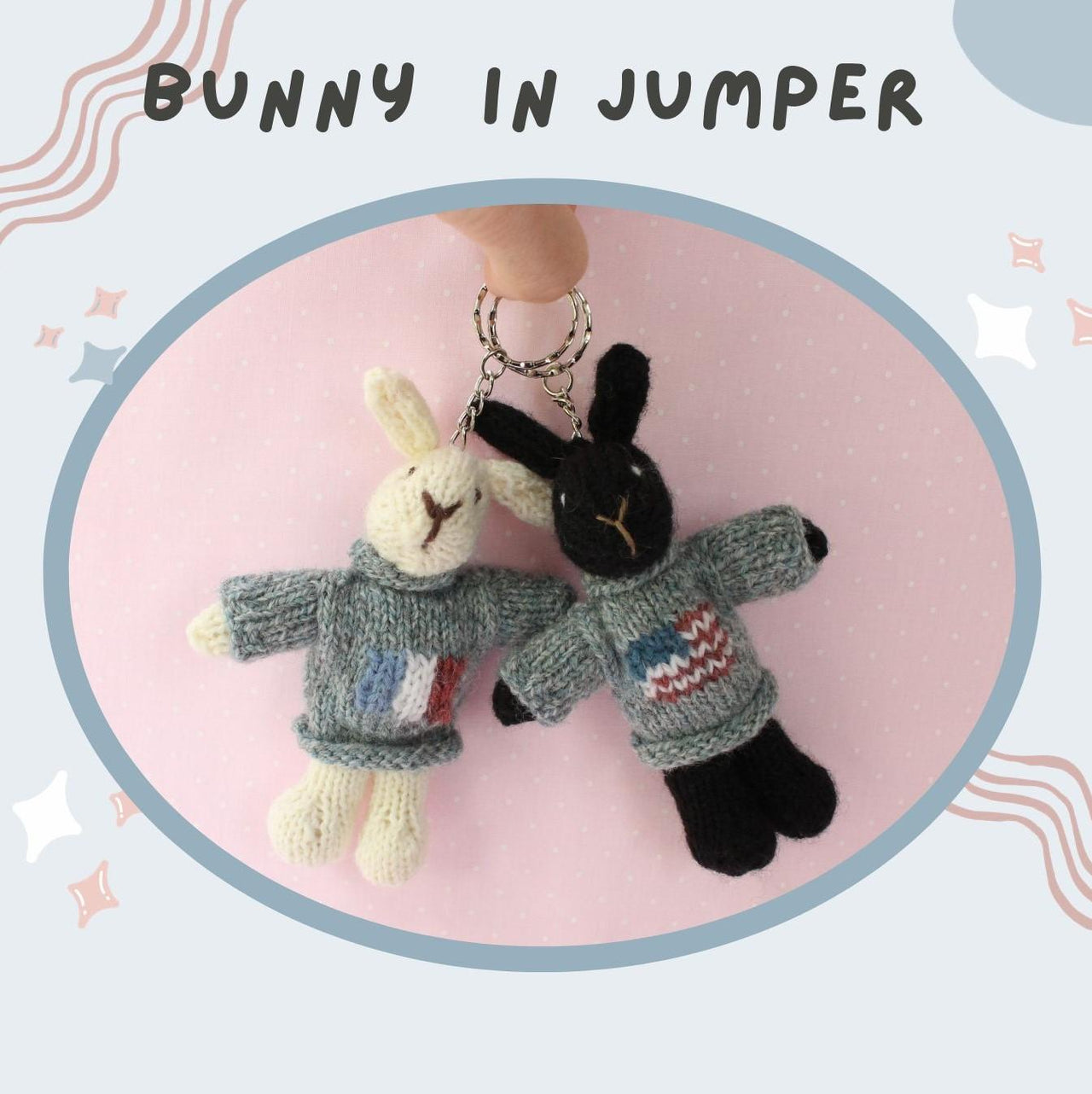 Bunny with flag jumper
