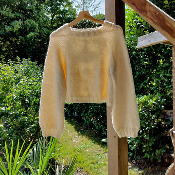 Simple cropped sweater