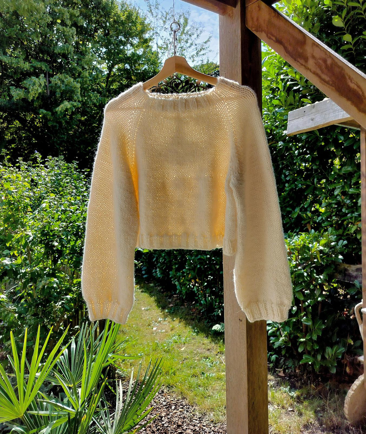Simple cropped sweater