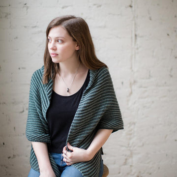 Snowy Pines Shawl