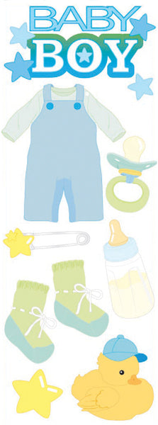 Jolees Touch Of Jolee's Dimensional Stickers - Baby Boy