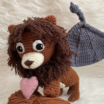 Manticore amigurumi doll