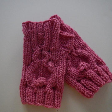 Bunny Fingerless Mittens Design 2