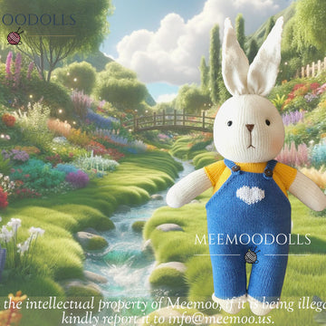 Amigurumi Knits Betelgeuse and Rigel, Big Size Bunnies