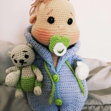 Crochet doll pattern, Crochet Baby doll patterns, Amigurumi doll pattern, Ted boy crochet pattern, (Deutsch, English, Français)