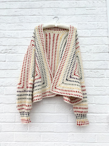 Rainbow Dot Cardigan