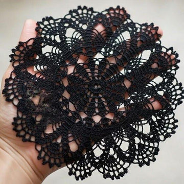 Crochet round doily Pdf + Video Tutorial
