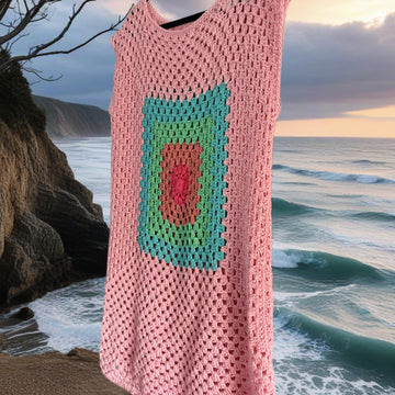Holiday Crochet Dress