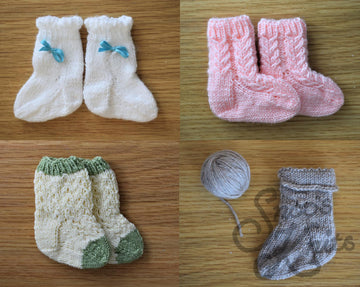 Baby Socks Knitting Pattern Snoo's Knits