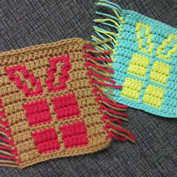 Pretty present mug rug