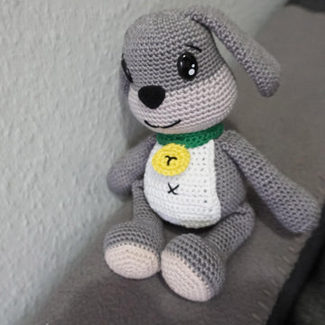 Häkelanleitung Hund Tom