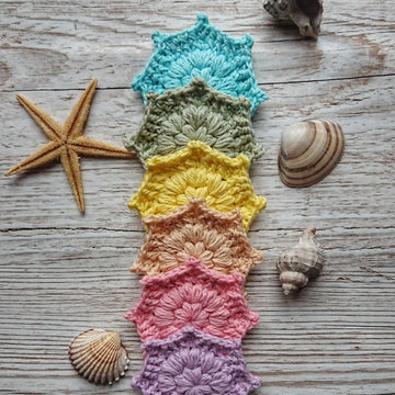 Octagon Star Face Scrubbie
