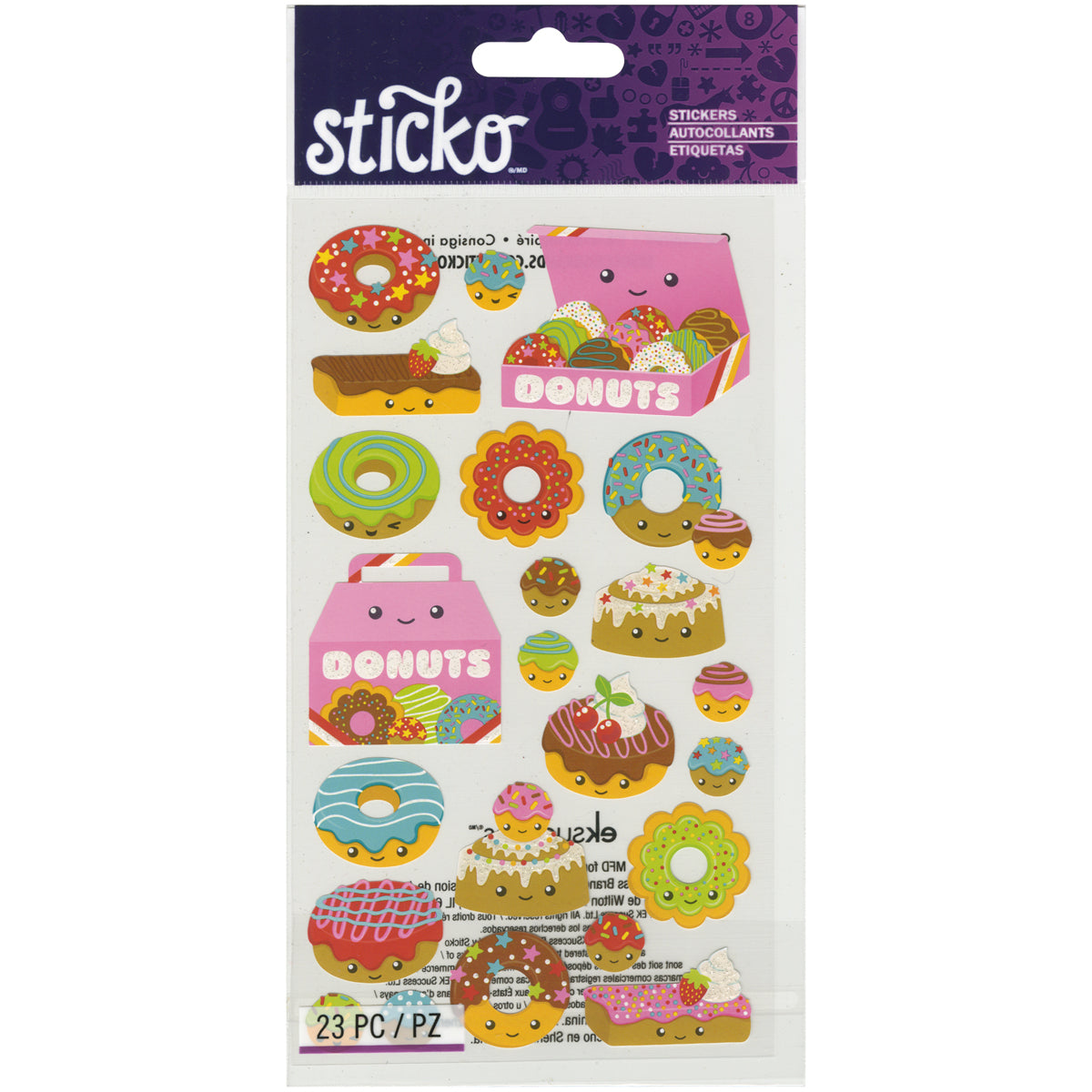Sticko Stickers - Donut Characters