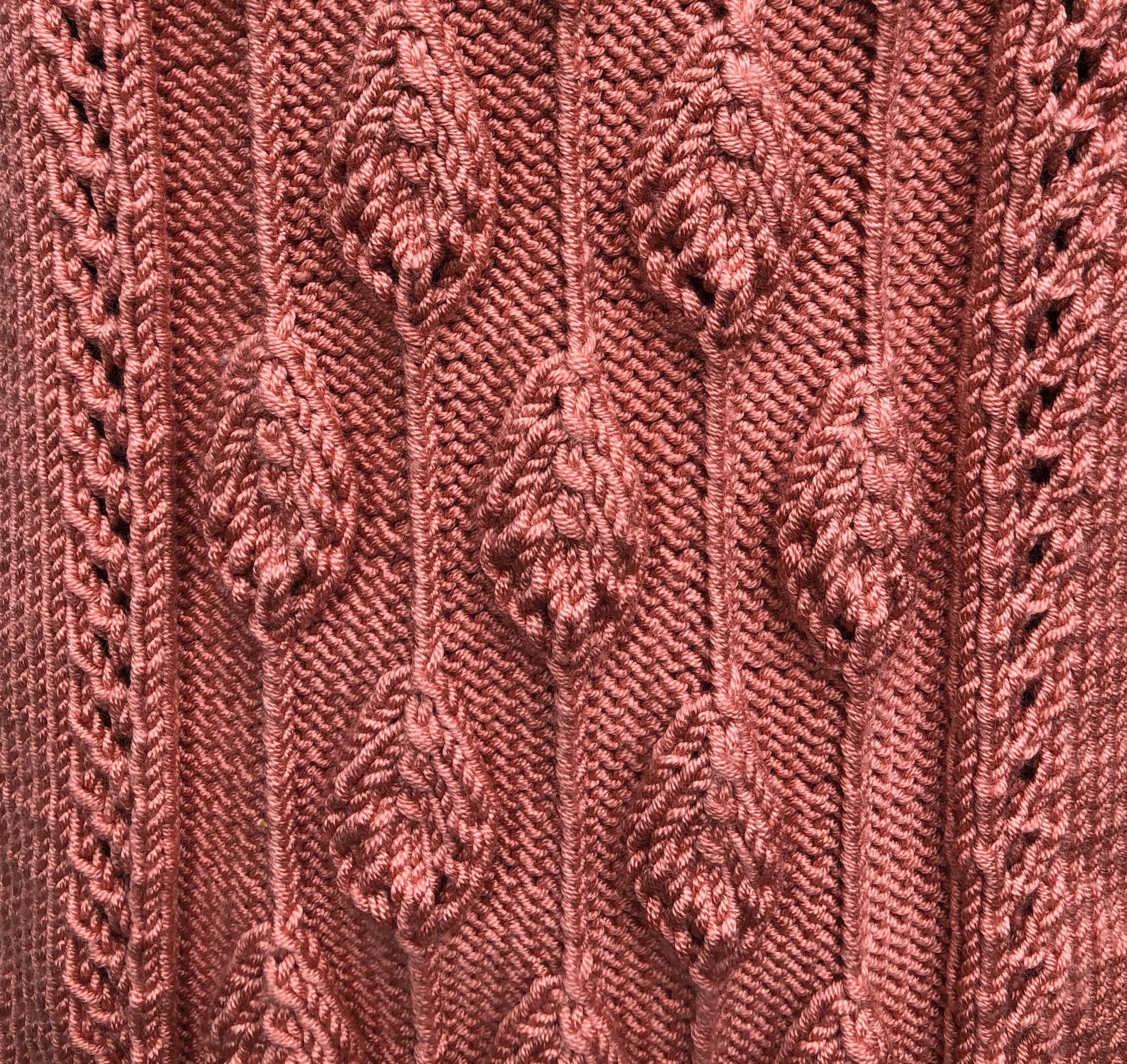 Leaf & Eyelet Sweater