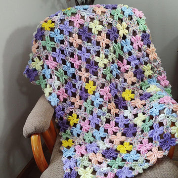 Mae's Flower Garden Afghan
