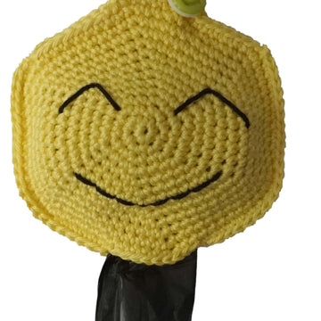 Häkelanleitung für den Kotbeutelspender "Smiley"