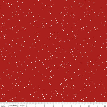 Riley Blake Blossom 108"  - Barn Red