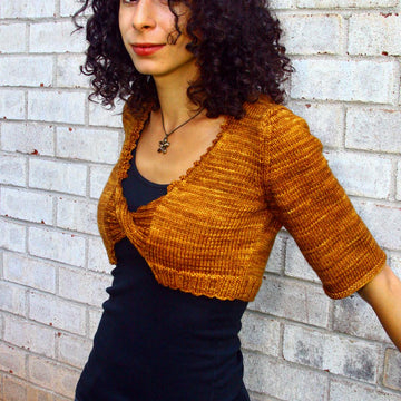 Mother and Daughter Twist Front Shrug