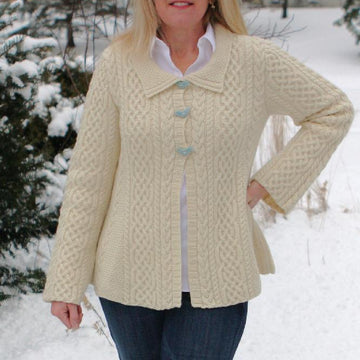 Aran A-Line Sweater