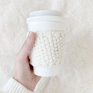 Pearl Coffee Cup Cozy | Easy Beginner Project