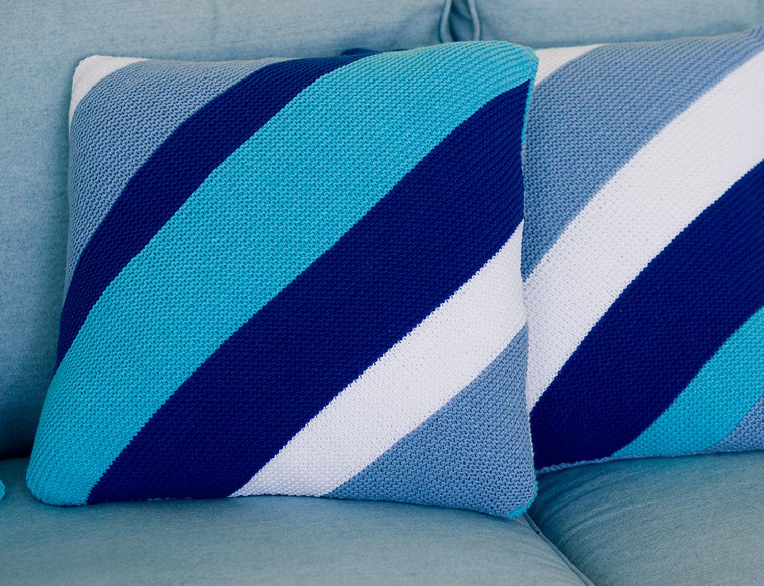 Derwent Cove Cushions Knitting Pattern