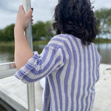Boater Striped Cardigan