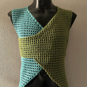 Crossover Mesh Tank Top