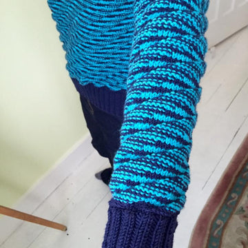 Diagonal Rib Sweater