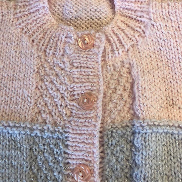 Girls Colour Block Cardigan