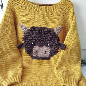 Adult Highland Cow Jumper