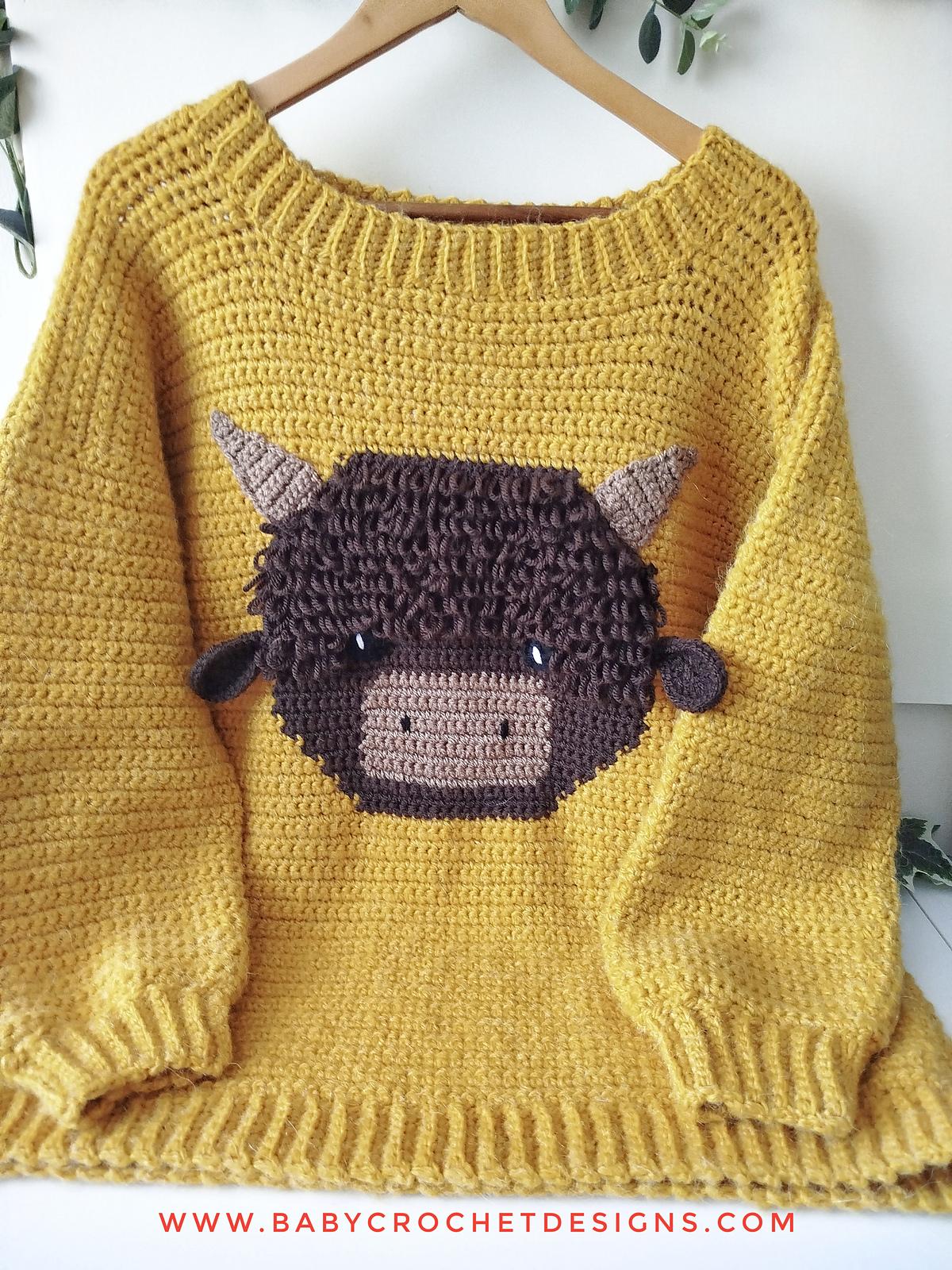 Adult Highland Cow Jumper
