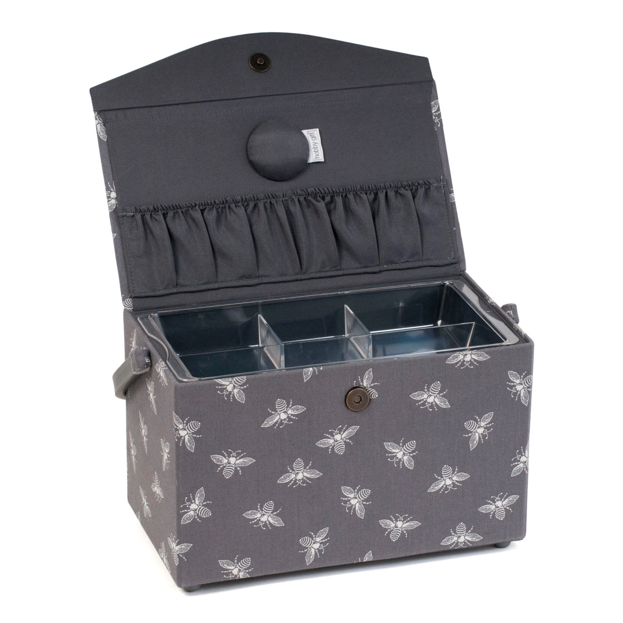 Hobbygift Grey Bees Fold Over Box