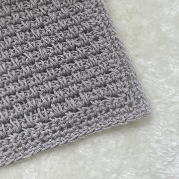 Fig Double Linen Stitch Washcloth