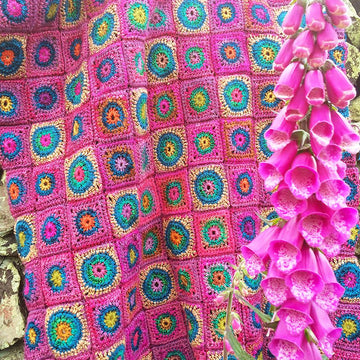 Foxgloves Blanket