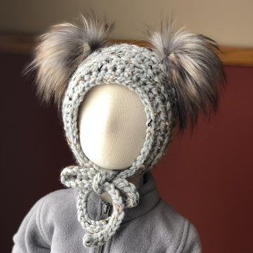 Double Pom Bonnet