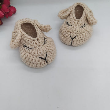 Lamb Baby Booties