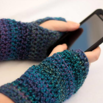 Easy FIngerless gloves