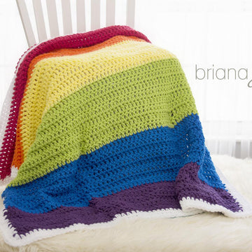 Rainbow Pocket Blanket Crochet