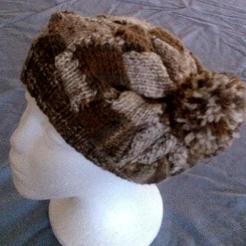 EZ Stockinette Stitch Entrelac Hat