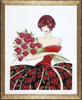 Design Works Rosa Cross Stitch Kit - 2434