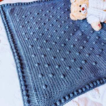 Bobbles baby blanket