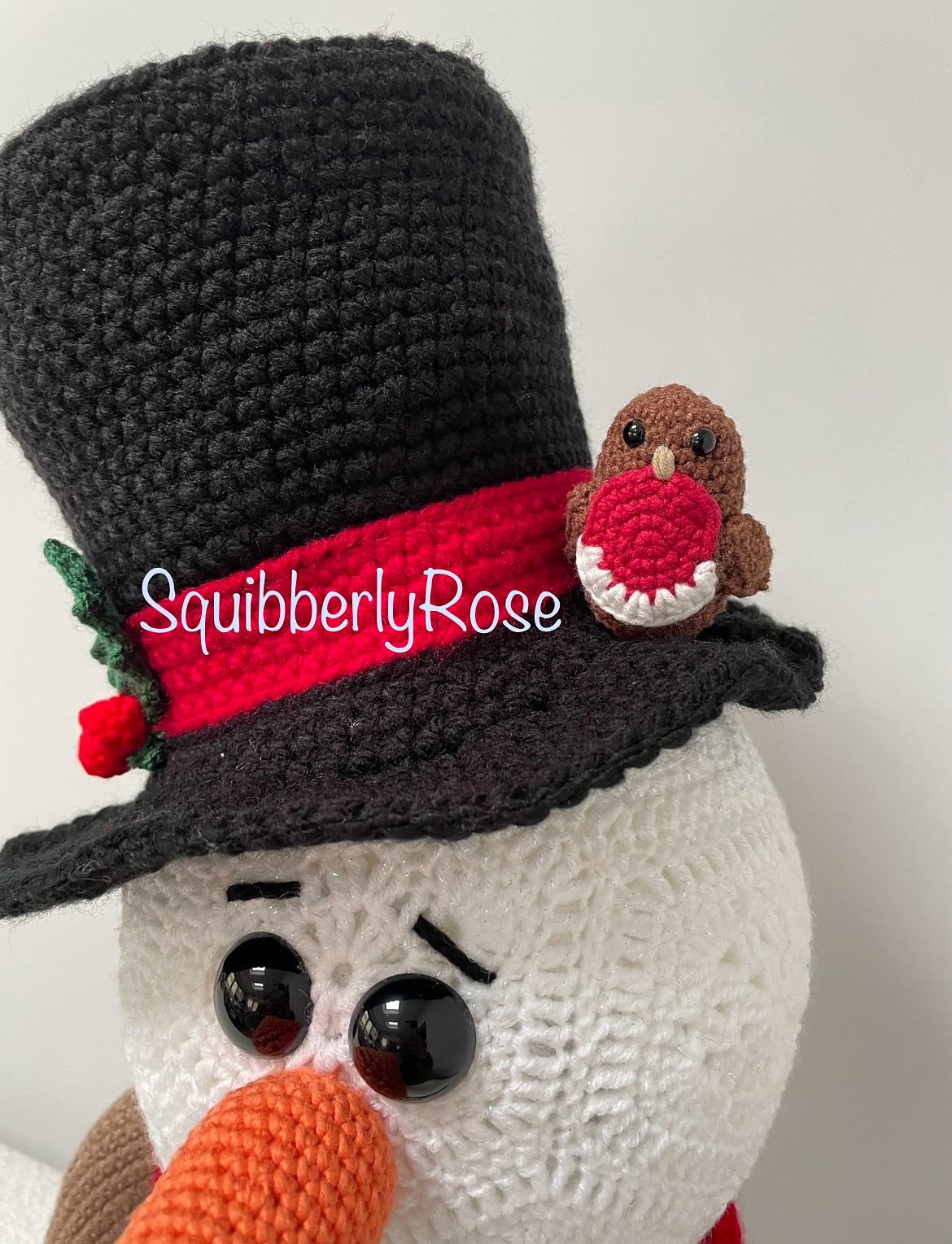African Flower standing snowman