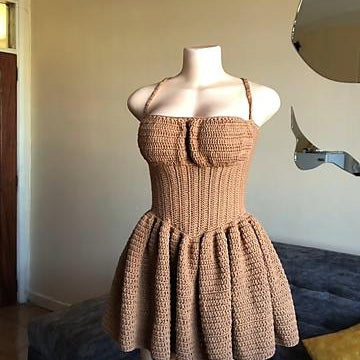 corset dress pattern Not to be used Plus Size - Bustier No Sample Sale Size:S USA