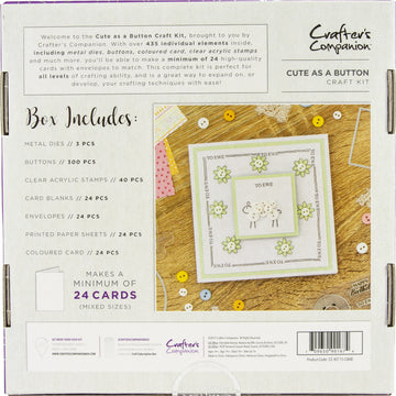 Crafter's Companion Craft Box Kit - Cute As A Button